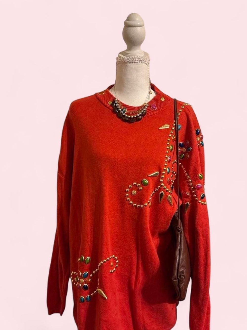 Vintage Embellished festive Sweater